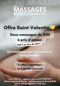 La Maison Des Praticiens Centre De Bien Etre Ambares Et Lagrave OFFRE SAINT VALENTIN 2